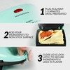 Nostalgia MyMini Personal Sandwich Maker, Nonstick Panini Press, Pizza Pockets,