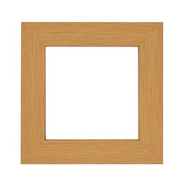 ElekTek Decorative Switch Surround Frame Cover Finger Plate Modena Light Wood Effects Light Oak Brushed
