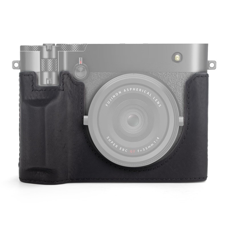 MUZIRI KINOKOO Fuji GFX100 RF Protective Genuine Leather Half Case