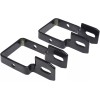 Unbranded 2" Square Steel Fence Brackets with Screws and Bolts