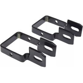 Unbranded 2" Square Steel Fence Brackets with Screws and Bolts - Fence Railing Brackets