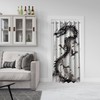 YungHo Japanese Ink Dragon Door Curtains, Chinese Traditional Ink Painting