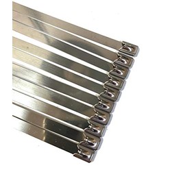 TR Stainless Steel Cable ties- Metal cable ties SS304& SS3016 steel EXTRA LONG AND LARGE (HEAVY DUTY) 10pieces