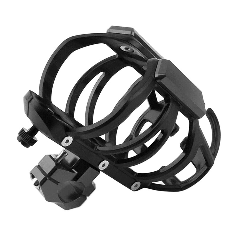 Riloer Motorcycle Accessories Motorcycle Drink Holder, CNC Water Bottle Drink