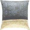 Erwin Müller Cushion Cover Organic Maco Satin Ornaments Blue/Silver/Beige Size