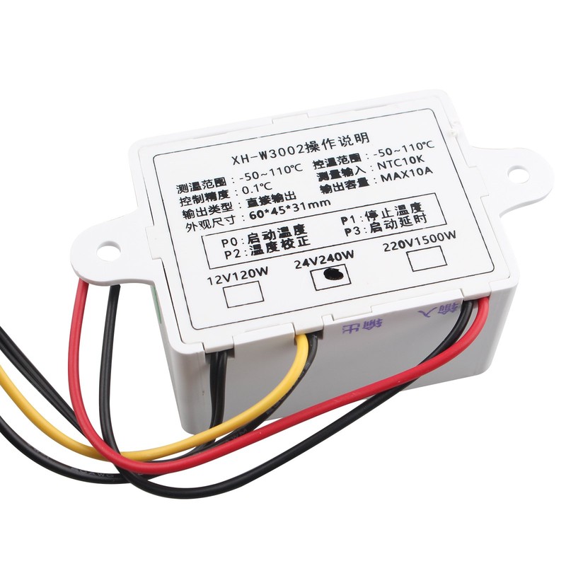 HALJIA XH-W3002 DC 24V Digital Temperature Controller XH W3002 Thermostat