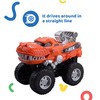 Dazmers Dino Monster Truck - Motorized T-Rex Monster Truck for