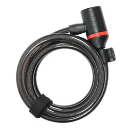 Zéfal Candado K-TRAZ C9 Cable Espiral 15x1850mm 3xLlaves 1xPorta-Candado Acero Gris 4916A