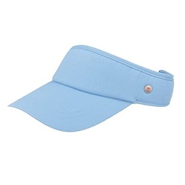 Balke Sun Shield Cap Sun Hat Visor with Velcro Fastening for Men and Women, lightblue