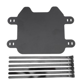 Highstrength Matt Black Front Panel for Ebike Light Bee Light S X - Easy Installation for Mountain Bikers