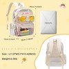 TINYAT Clear Backpack Heavy Duty Transparent backpack Large Capacity See