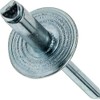 Large Flange Pop Rivets 1/8" x 3/8"All Steel (4-6) Dome