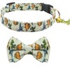 KUDES Dog Bow Tie, Adjustable Dog Collars with Bow Tie