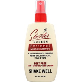 Skeeter Screen 4 oz Deet Free Essential Oil Spray - Pack of (2)