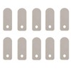 10 Pcs Air Compressor Valve Plate, 13 x 33mm Metal
