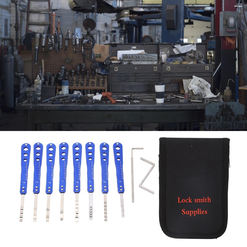 8Pcs Pickup Tool Stainless Steel High Accuracy Single Hook Pick