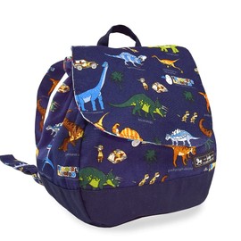 COLORFUL CANDY STYLE B1607100 Baby Kids Backpack, Baby Backpack, First Year Old Celebration, Discovery! Explore! Dinosaur Continent (Navy)