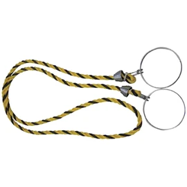 TRUSCO(トラスコ) コーン用ロープ 標識 黄×黒 12mm×2m TCC-30
