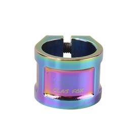 CLAS FOX Pro Scooter Clamps 2 Bolt Clamp Compatible with Standard and Oversized Scooter Bars (Rainbow)