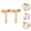 Healvian 2pcs Deep Tissue Massage Roller Wooden Handle Manual Face