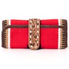 American Darling Jewelry Case Hand Tooled Saddle Blanket Genuine Leather
