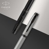 PARKER IM Rollerball Pen, Brushed Metal with Fine Point Black