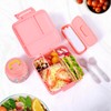 JXXM Bento Lunch Box for Kids With 8oz Soup Thermo,Leak-proof