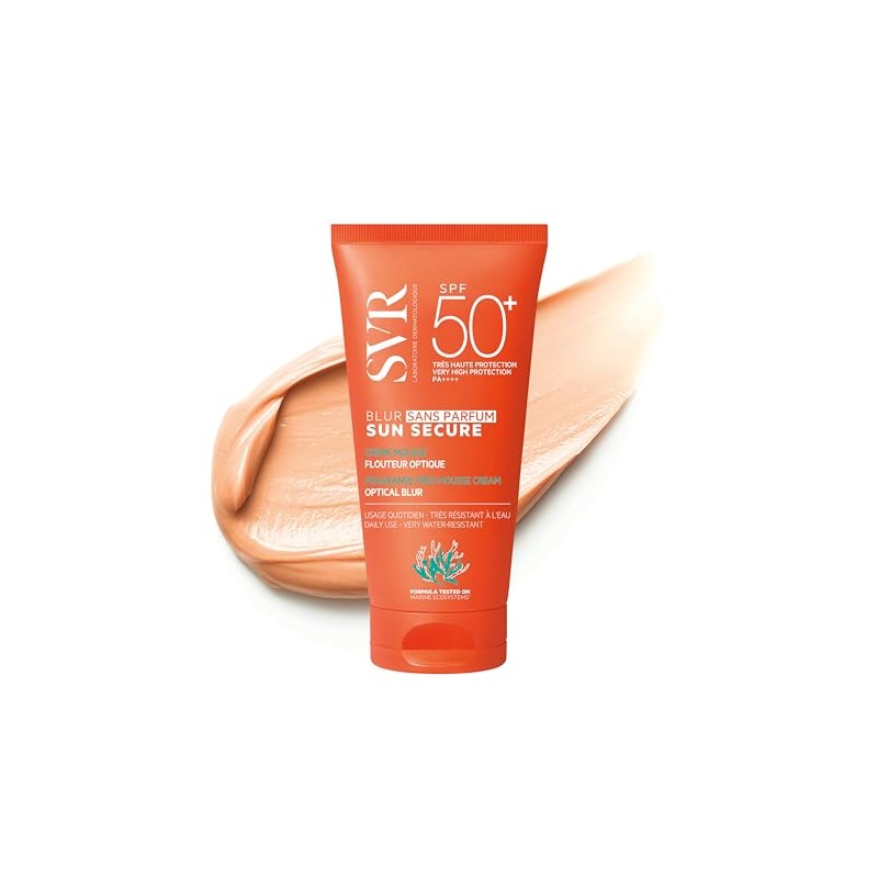 SVR Sun Secure Blur SPF50+ Face Sunscreen Primer, Soft-Focus 50ml
