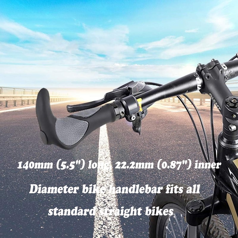 Bicycle Grip, Horns Bicycle Handlebar, Bicycle Grips Non-Slip, Grips Suitable