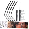 MAGICLULU 2 Sets Allergy Metal Glasses Arm Replacement of Stylish