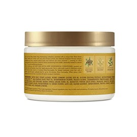 SheaMoisture SheaMoisture Raw Shea Butter Deep Moisturizing Hair Masque, 11.5 fl oz - Deep Conditioner for Curly Hair to Moisturize and Renew, Sustainable, Organic, Cruelty-Free