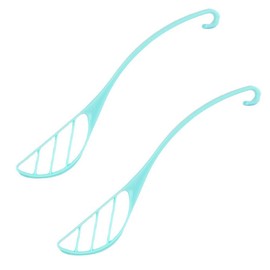 2 Pcs Plastic Egg Whipper Small Egg Beater Egg Beater Manual Multifunction Mini Whisks for Cooking Blending Whisking Mixing Frothing & Stirring (Random Color)