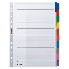 Leitz Blank cardboard index 160 g/m²/4321-00, A4 225 mm; 297 mm 10 Sheets Grey