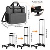 Trunab Rolling Scrapbook Tote Craft Organizers and Storage with Wheels,