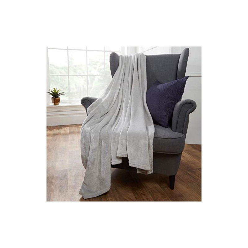 Brentfords Super Ultra Soft Flannel Fleece Blanket Large Fluffy Warm