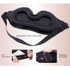 3D Contoured Sleep Mask for Women Complete Blackout Eye Cover