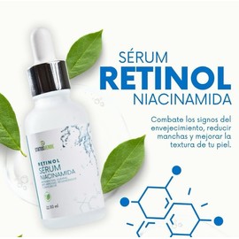STATUS VERDE, Serum facial ANTI IMPERFECCIONES, de NIACINAMIDA con RETINOL y Avena, elimina textura y marcas en la piel por acn y edad, 30ml          