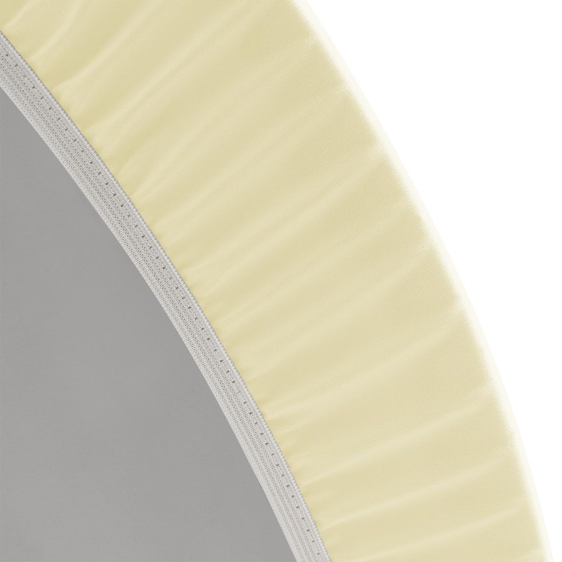 Obstal Fitted Round Table Cloth, Reversible Waterproof Stain Resistant Elastic