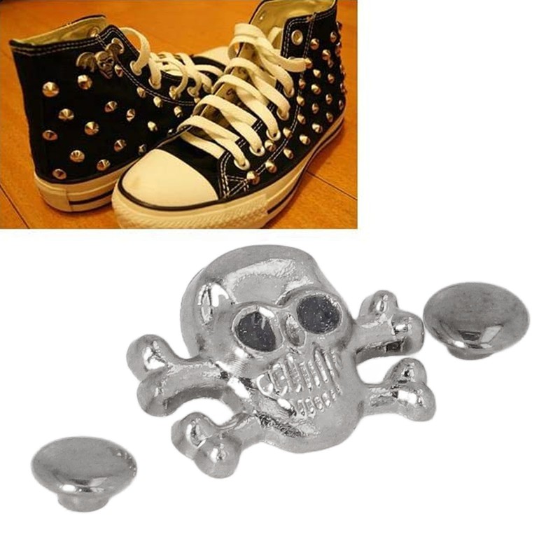 150 Sets DIY Skull Rivets Gothic Style Rustproof Exquisite Fines