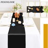 12 Pack Black Table Runner 12×72 Inch Long Table Runner