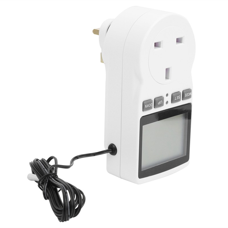 Digital Thermostat Socket Temperature Control with Timer Switch Sensor Probe