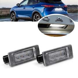 LED License Plate Light for N/issan Qashqai MK3 J12 2021 2022 Serena MK5 C27 2016-Up Dacia Duster 2 2018-up CANbus Free Xenon White Tag Lamp
