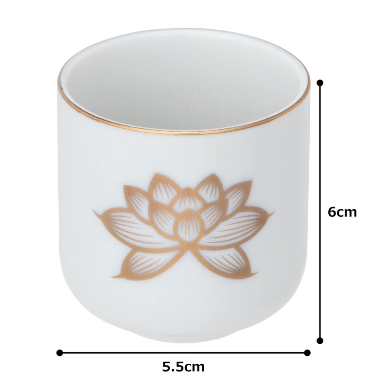CATEGORY: Buddhist Ritual Implements God Hardware 仏壇 White Gold Lotus