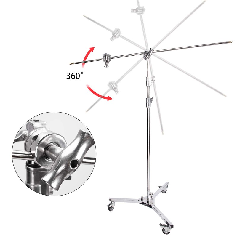 Light Stand Adapter 1/8" to 5/8" Stud Spigot Adapter for