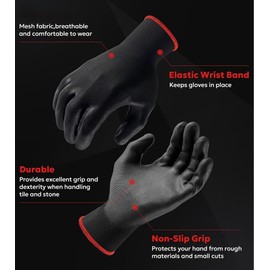 Safety Work Gloves with Enhanced Grip