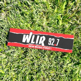 Two Bit Press WLIR 92.7 FM Bumper Sticker - New York NYC Vintage Style - Radio Decal 80s 90s