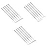 Healvian 15pcs Stainless Steel Nail File Metal File Buffer for