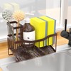 Fssvcd Maifan Sink Caddy Sponge Holder for Kitchen with Brush