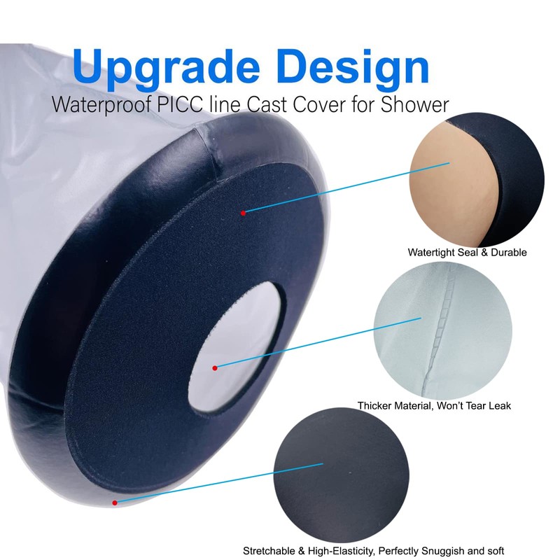 Meydoja PICC Line Shower Cover Waterproof IV & PICC Line