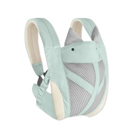 SONARIN Breathable Lightweight Baby Carrier, 3-in-1 Cotton Baby Carrier, Ergonomic Children's Carrier, Baby Carrier System for Newborns from Birth 0-36 Months, Belly Carrier Back Carrier (Blue)